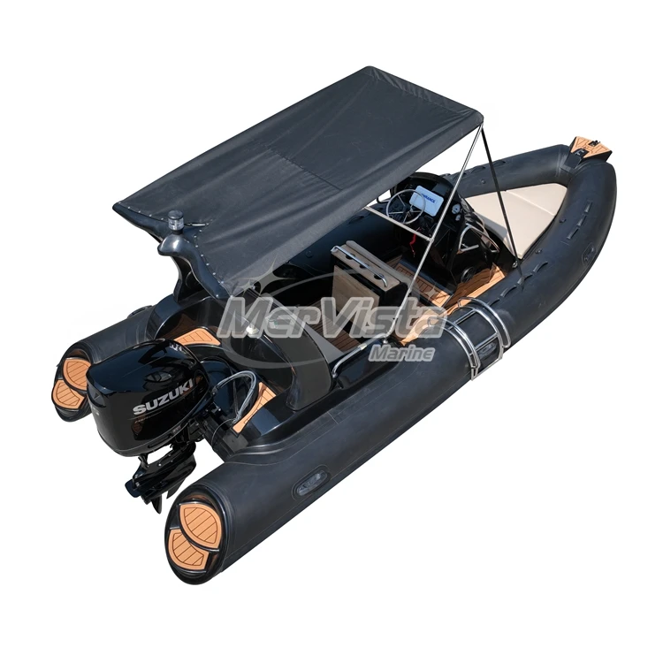 2024 new black boat zodiac 580 electric motor kayak boats from turkey for 11person