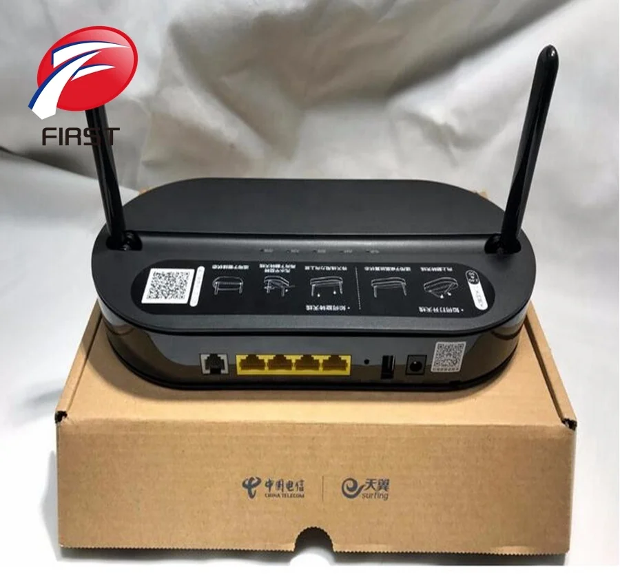 4GE Dual Band HS8145V Black Onu Cheap Gpon Onu Huawei Wifi Router Optical Fiber 2.4GHz 5GHz Modem