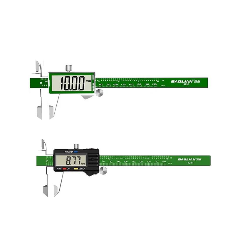 Digital Caliper 6 Inch/150 mm,Stainless Steel Calipers Measuring Tool LCD Screen with Button Cell,Inch and Millimeter Conversion
