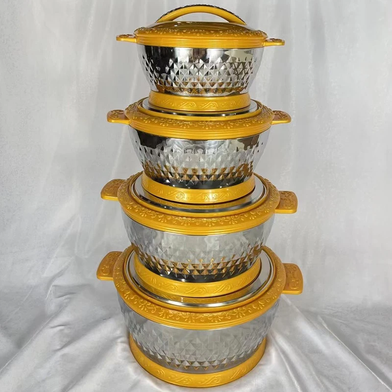 Stainless steel thermos Insulated Kitchen Cookware casseroles dish set Serving Hot Pot food warmer