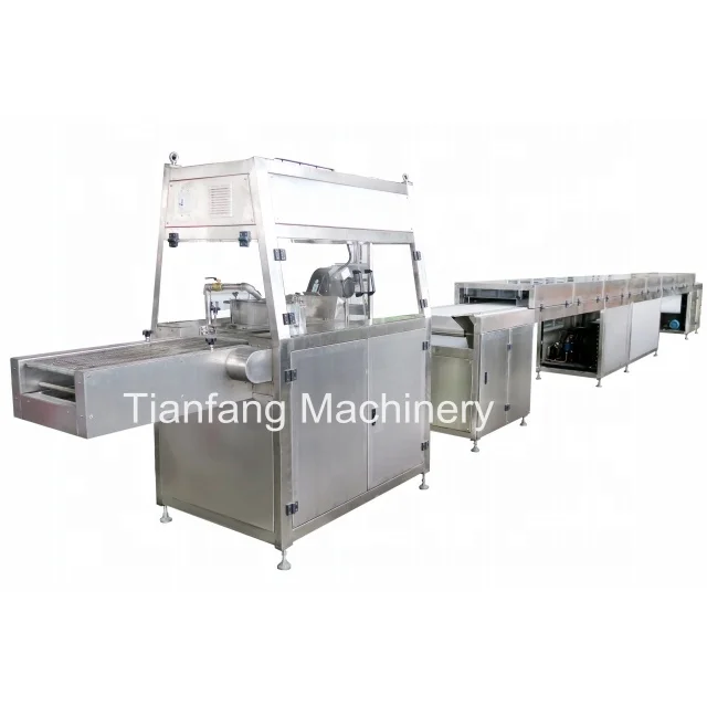 
TTYJ800 chocolate enrobing machine for enrobing snacks 