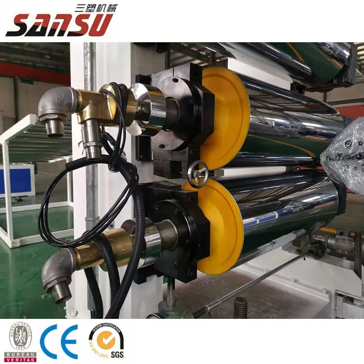 china supplier second hand PVC PE PP PET plastic Sheet Extruder