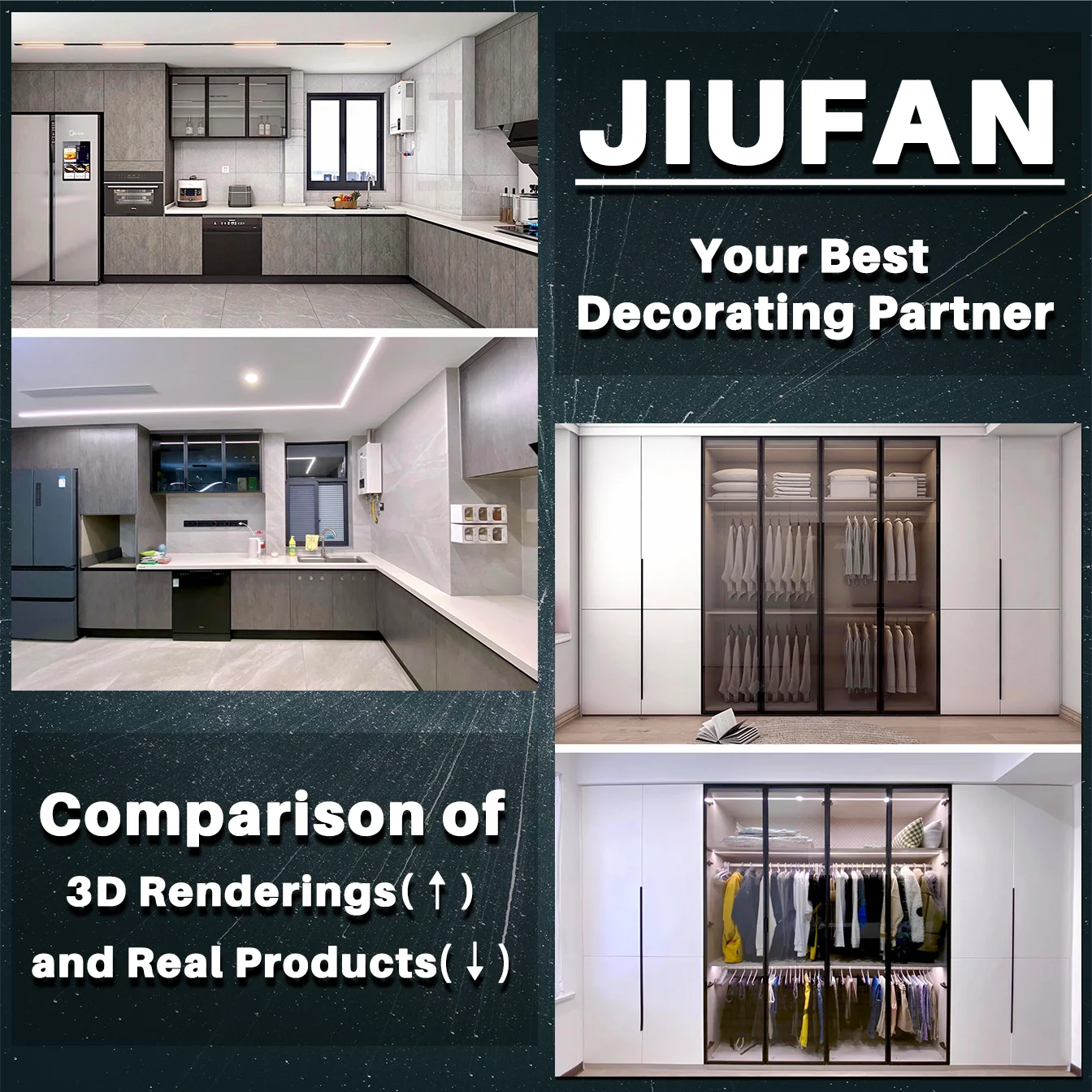 High Quality Modern Modular Solid MDF Wood Kitchen Cabinets Home Kitchen & Antique Kitchen Cabinets