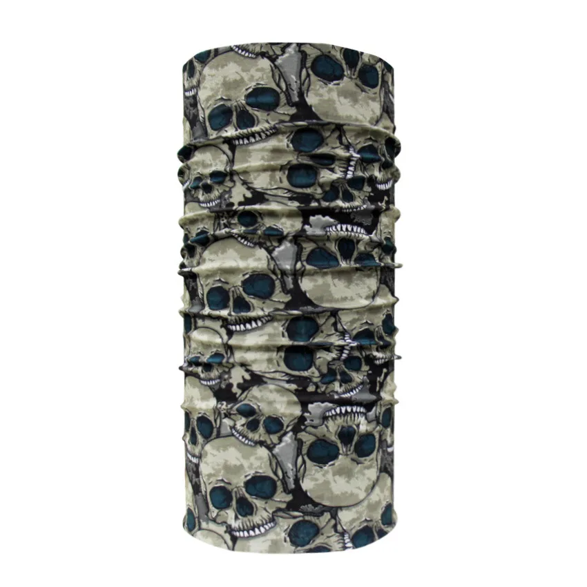 New Custom Print Skull Magic Hot Sale Neck Tube Bandanas Scarf For Outdoor Sports