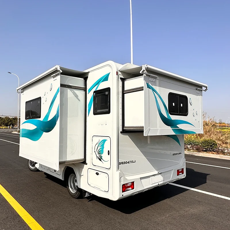 Motorhome caravans 6m caravan house car 4-6 people luxury rv camper camper van factory custom