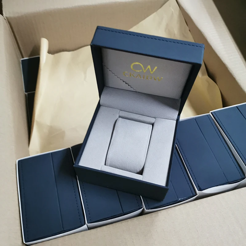 Dongguan Factory wholesale custom logo premium display single wrist watch packaging Watch Boxes Cases