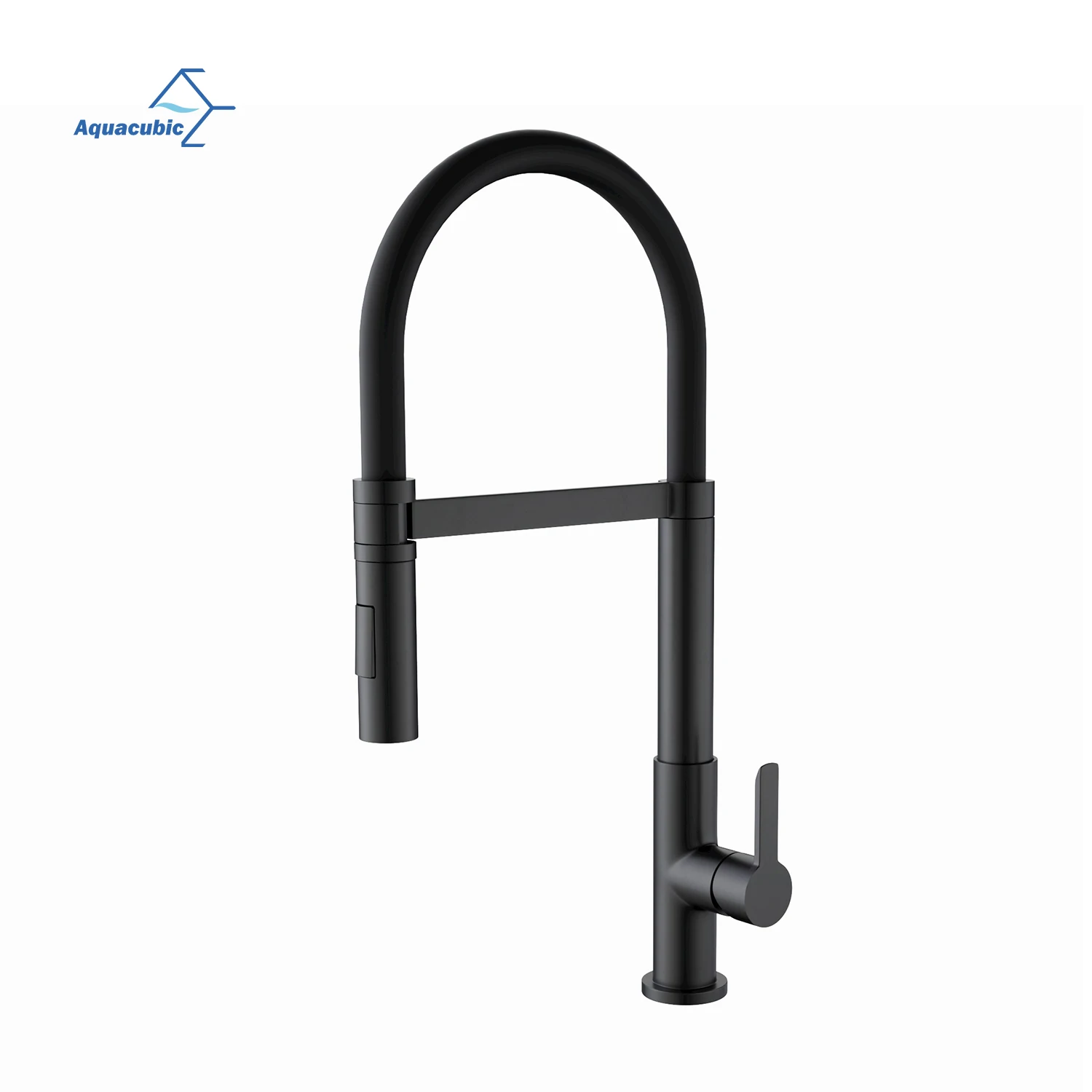 Guangzhou Flexible Hose Single Lever black Pull Out Kitchen Faucet Water Tap Sink Mixer