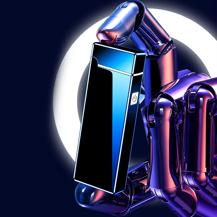 USB Electronic Cigarette Pulse RC Windproof Personalized Lighter Trendy Metal Plastic Crystal Sexy Print Customizable Cars