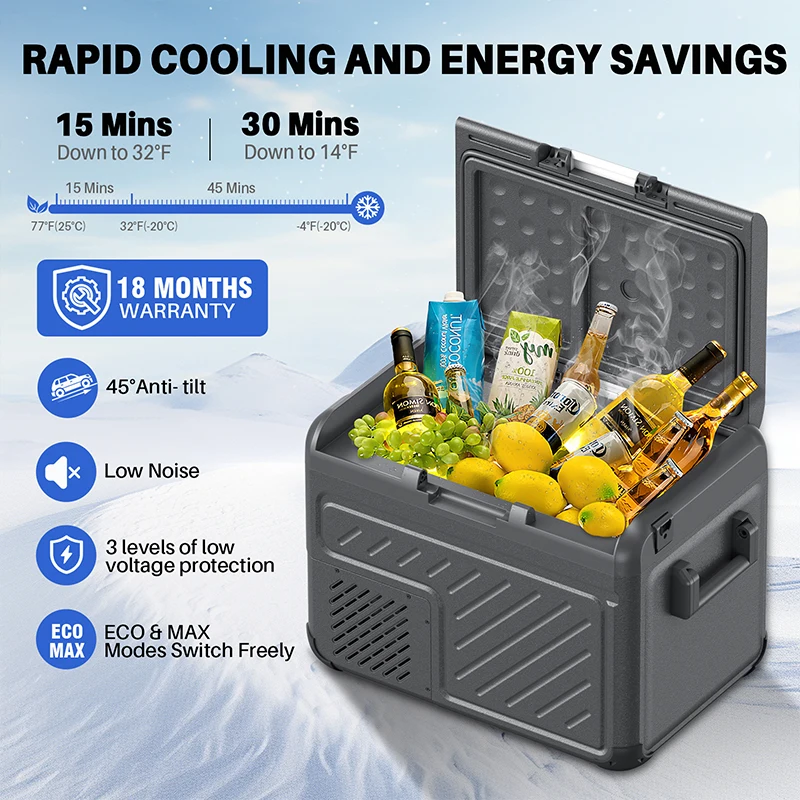 Wholesale ODM OEM 12V Car Refrigerator Car Cooler High Quality Car Fridge For Trucks