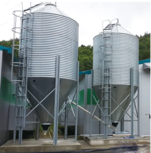 Оцинкованная башня автоматической системы кормления из нержавеющей стали для разведения животных