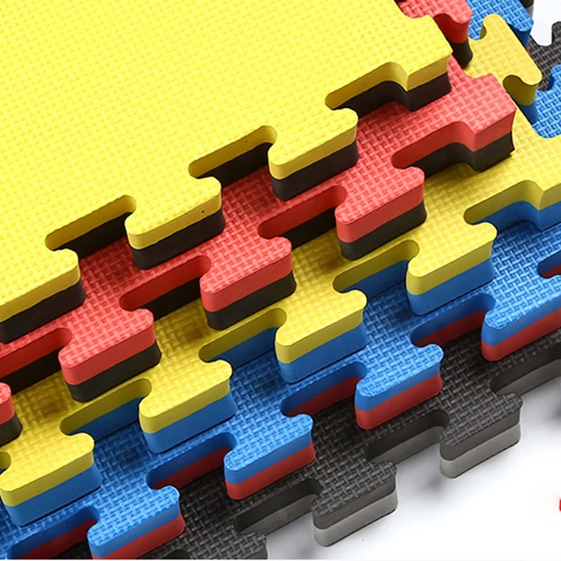 
100x100cm size EVA foam martial arts taekwondo karate judo wrestling puzzle floor taekwondo-tatami-mat 