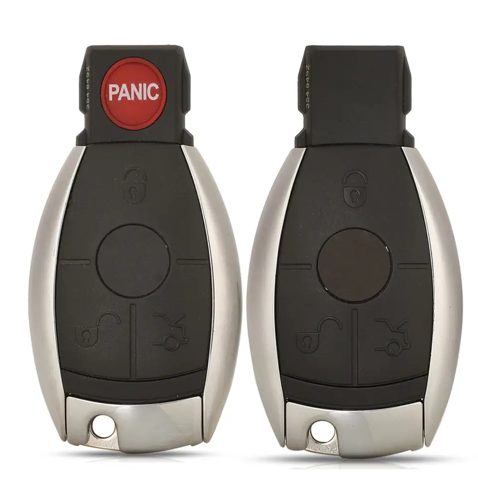 3 4 Buttons Keyless go Entry Remote Car Key Case  W203 W210 W211 Amg W204 C E S Replacement Key Cover Fob For Mercedes Benz