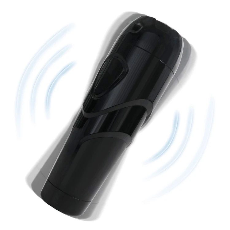 2021 Black Vibrating Masturbation Cup Hand Free Adult Sex Toy Masturbation Cup Max For Men
