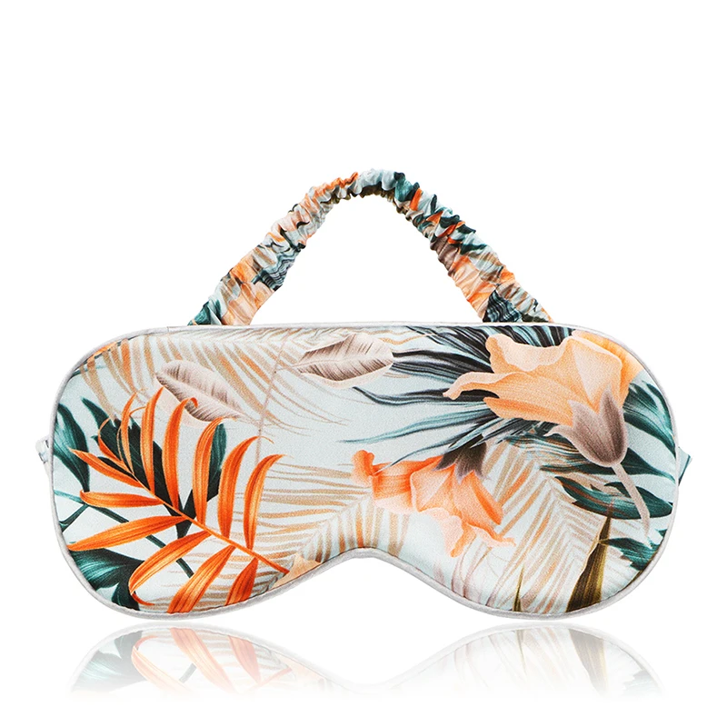 Amazon Hot Sale silk sleeping eye mask travel eye mask 19momme silk eye mask good for skin