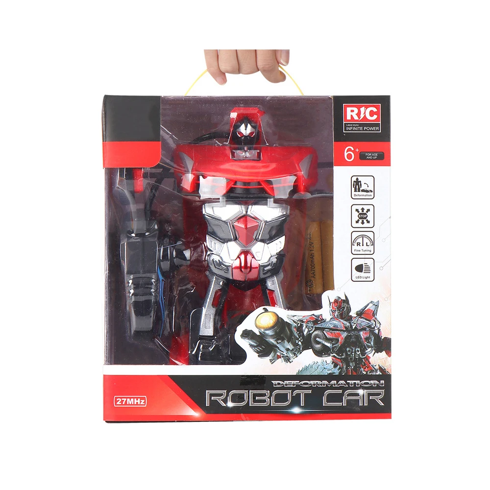 Remote Control Deformation Car Charging RC Car Transformation Robot Electric Car Boy Toy