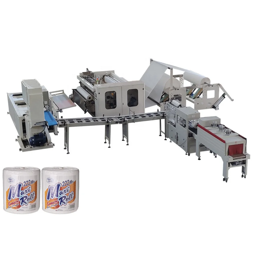 CE Automatic Jumbo Towel Maxi Roll Kitchen Towel Paper Making Machine Production Line