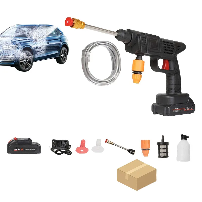 Factory direct sale New Mini Sprayer High Pressure Car Washing Machine Battery Electric Portable Car Washer Gun pressure washer