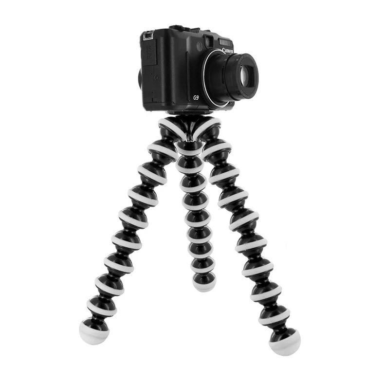 Lightweight Portable Large Octopus Tripod Stand Super Flexible Camera Tripod with Universal 1/4 & 3/8 Screw