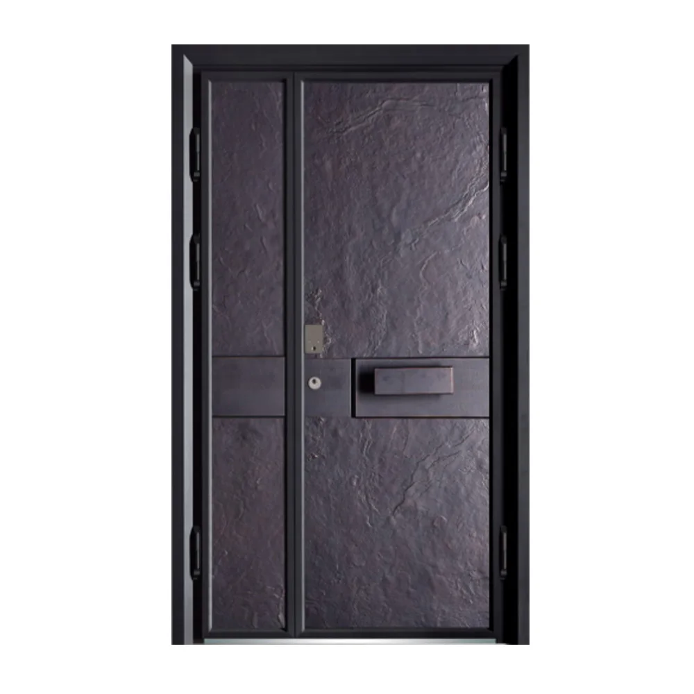 Socool aluminium modern exterior metalic with  smart lock  entry door