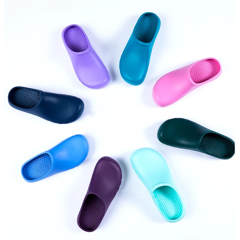 Comfortable Safety Shoes Work For Medical Uniforms Womens Nurse Shoes Clogs Lightweight EVA Clogs