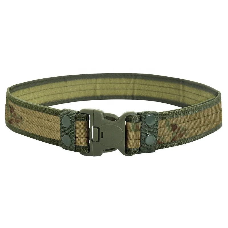 Factory direct sales student youth training 5.0 wide wrapped Oxford canvas outdoor sports belt