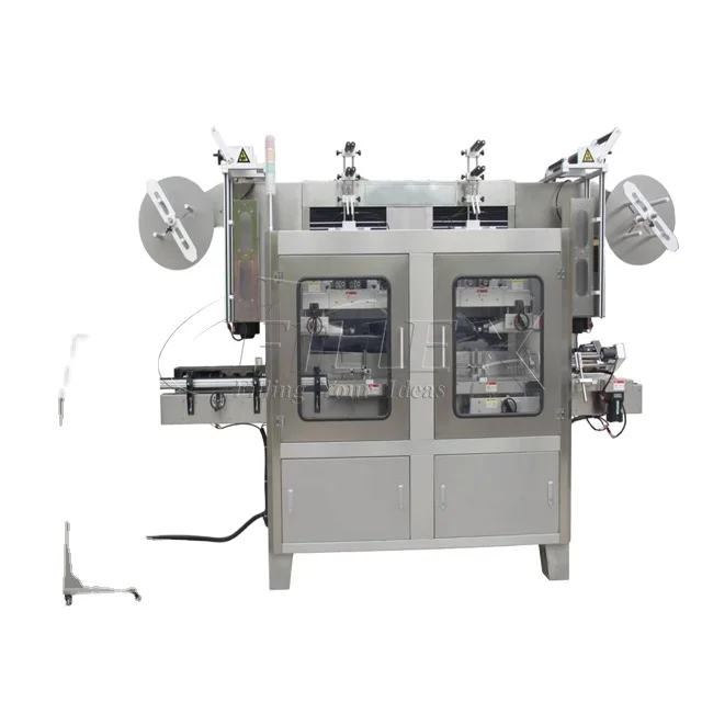 PVC Sleeve labeling machine for drinks/mineral water/juice/pure water with shrink tunnel and steam generator