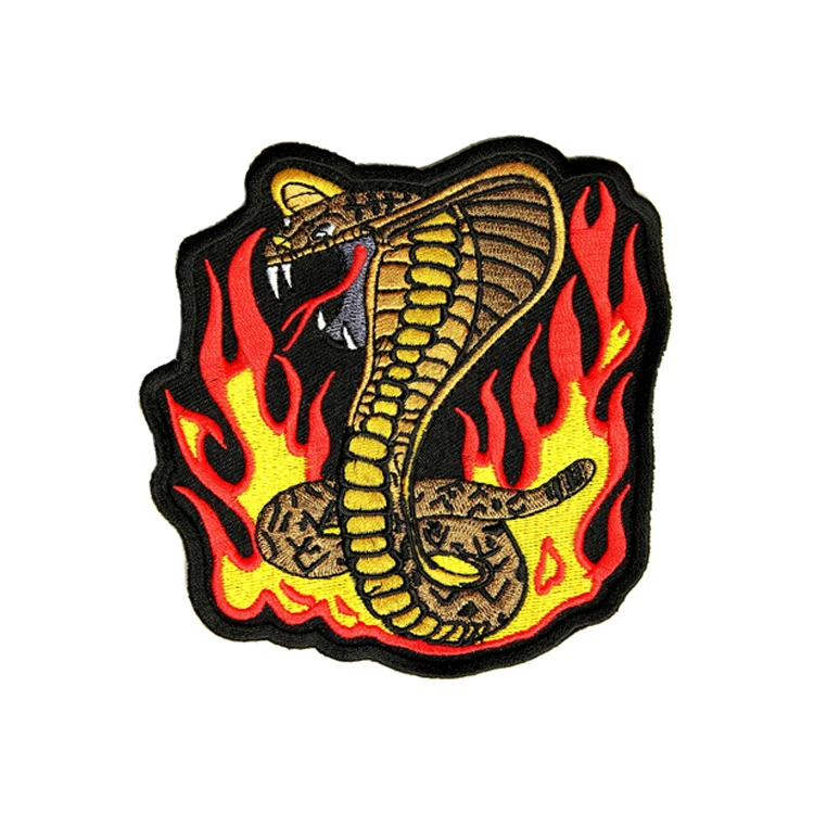 High density fashion design clothing badge woven embroidery patch