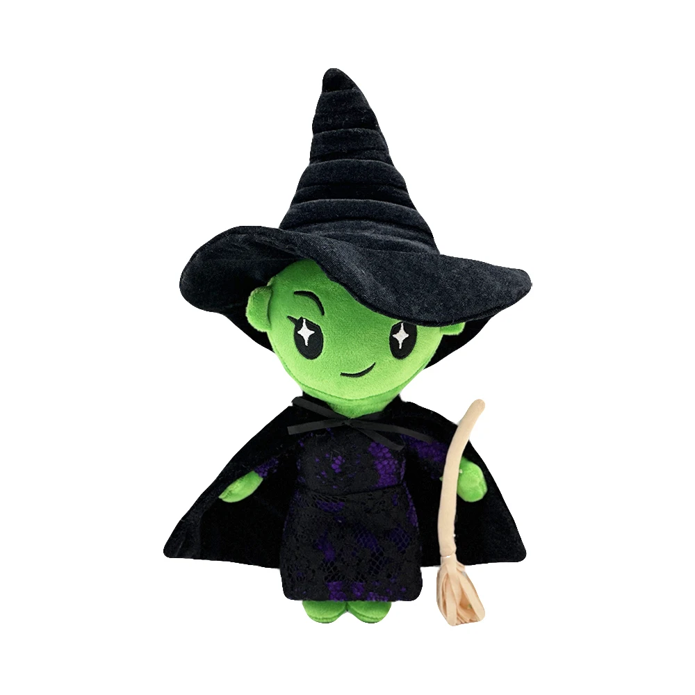 Wholesale Popular Designs Personalized Plush Witch Doll With Hat Halloween Gift Good Materials Kawaii Stuffed Toys