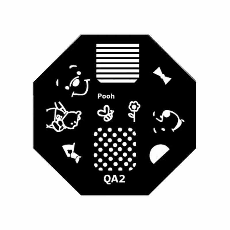 Pretty Pattern Nail Stamping Plates Stainless Steel Nail Art Stamp Template