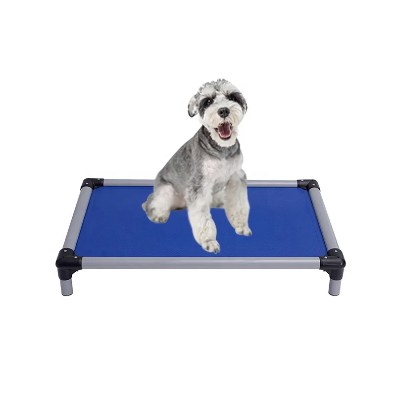 Высококачественная портативная кровать для домашних животных, алюминиевая водонепроницаемая уличная переносная повышенная кровать для домашних животных, повышенная алюминиевая кровать для собак