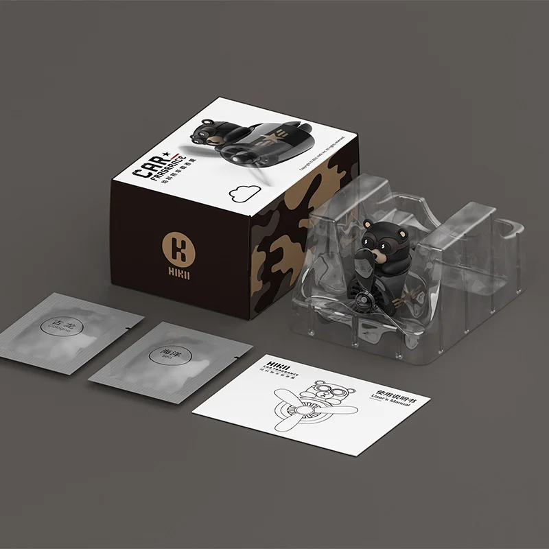 ANKLES high quality wholesale car accessories freshener custom logo luxury bear pilot vent clip car freshener