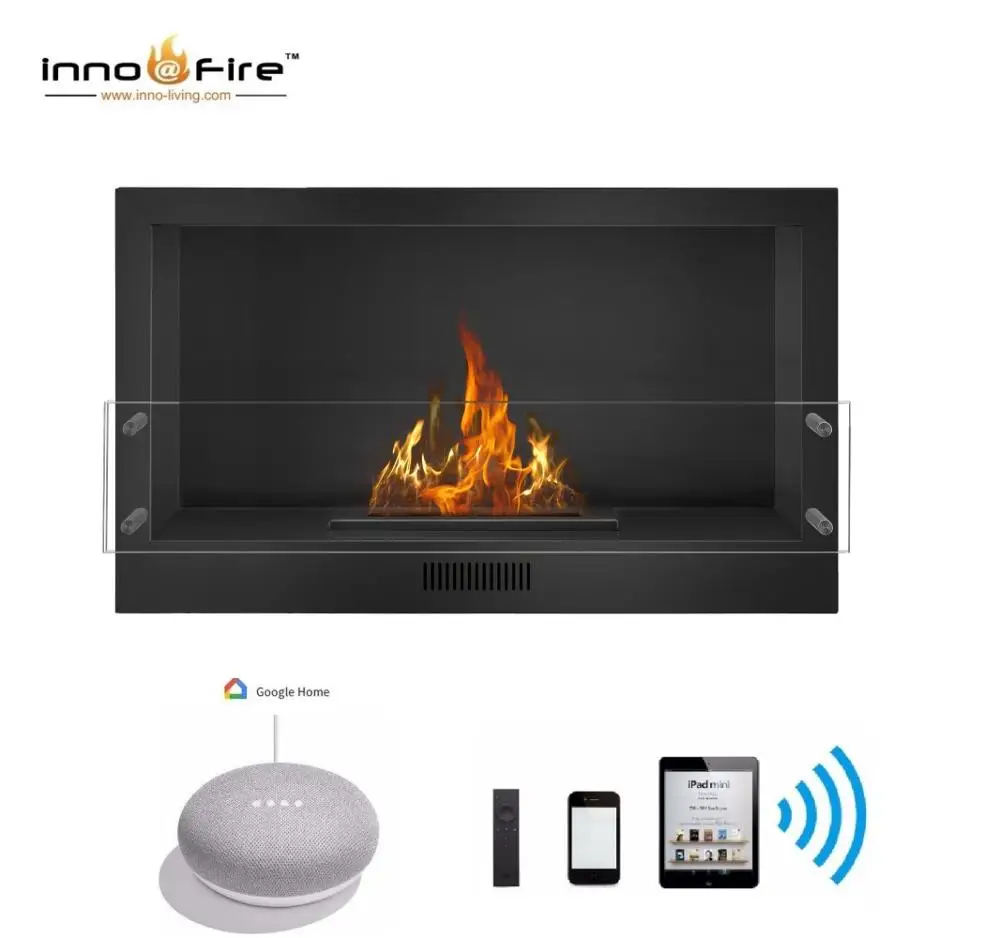 Горячая Распродажа современный газовый камин 38 дюймов со встроенным камином