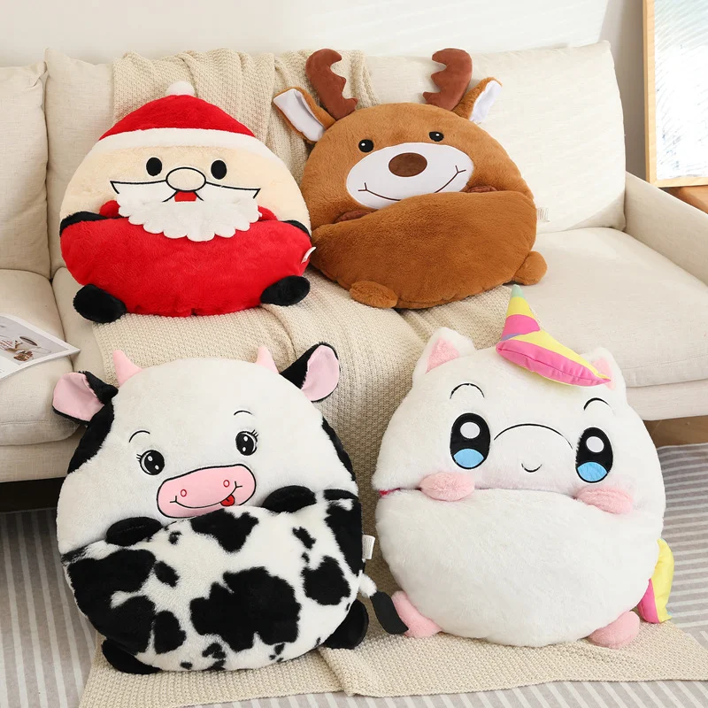 2 IN 1 Animal Sleeping Sacks Boys Girls Plush Doll Pillow Animal Sleeping Bag For Children