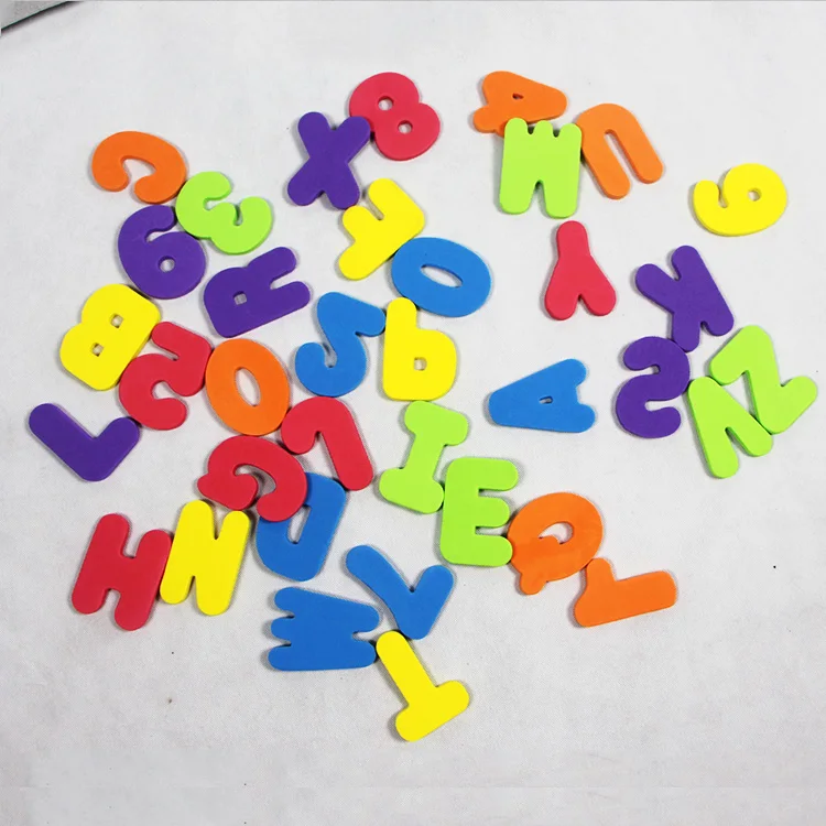 wholesale Kids Foam Toys Letter and Number EVA Foam Shapes for Bath Toy