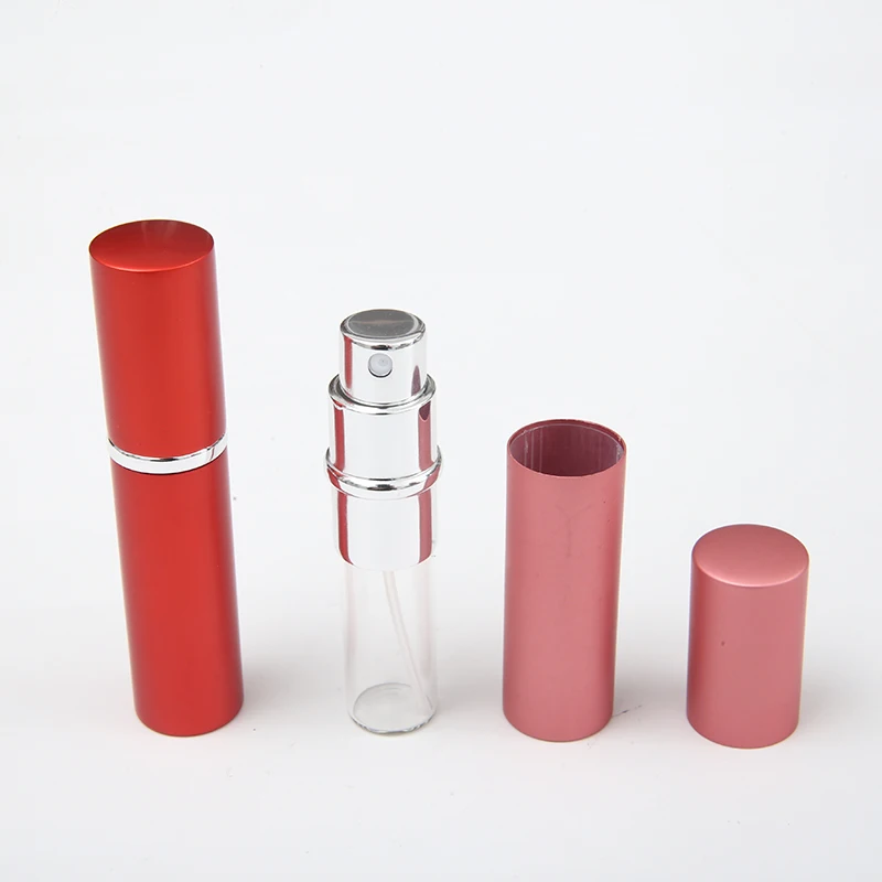 5ML 8ML 10ML 15ML 20ML Unique Beautiful Aluminum Empty Pocket Decorative Small Round Perfume Bottle