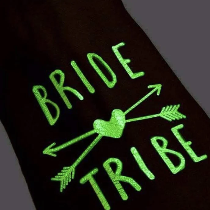 Hot sale Fluorescent Body Bride Temporary Tattoo Sticker