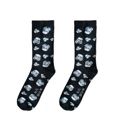 Custom Design Embroidered Logo Knit Warm Socks Men Socks Custom Logo