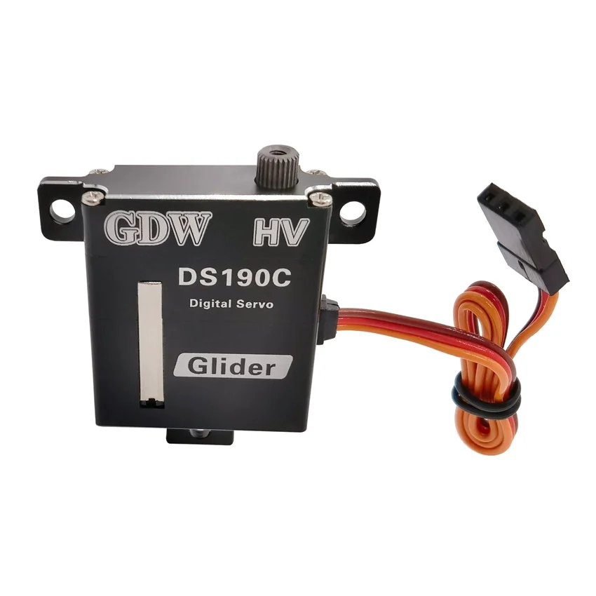 GDW DS190C 10 5 кг Крутящий момент металлический корпус стальной шестерни без сердечника цифровой сервопривод для радиоуправляемый самолет планер модель самолета с неподвижным крылом