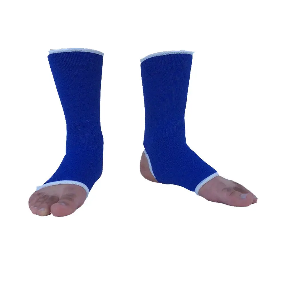 Hot selling elastic compression release polyester fibre ankle support band customized Muay Thai Ankle Support Anklets