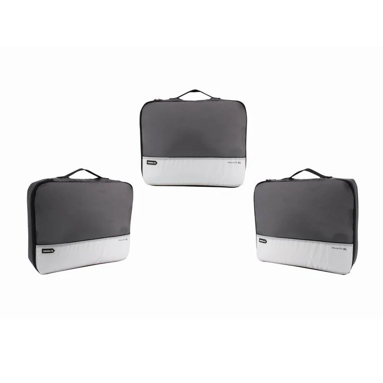 LOW MOQ 6 Pack Reinforced Handle Luggage Compression Travel Storage Clothes Packing Cubes Set with Mesh