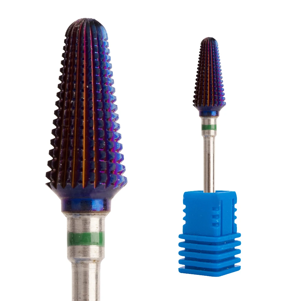 High Quality 7.0 mm Tornado Bit Manicure Drill Bits Hard Polish Gel Remover Carbide Nail Bit For Cuticle Removing