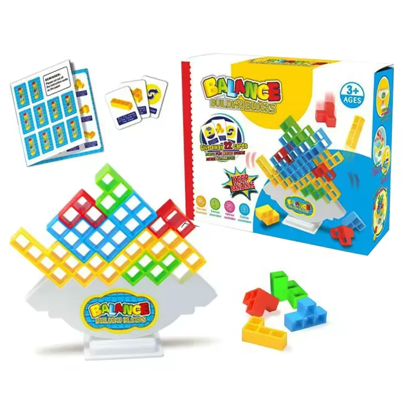 Wholesales 16pcs stacking blocks balance toys kids board games building toy balancing stacking toys for children