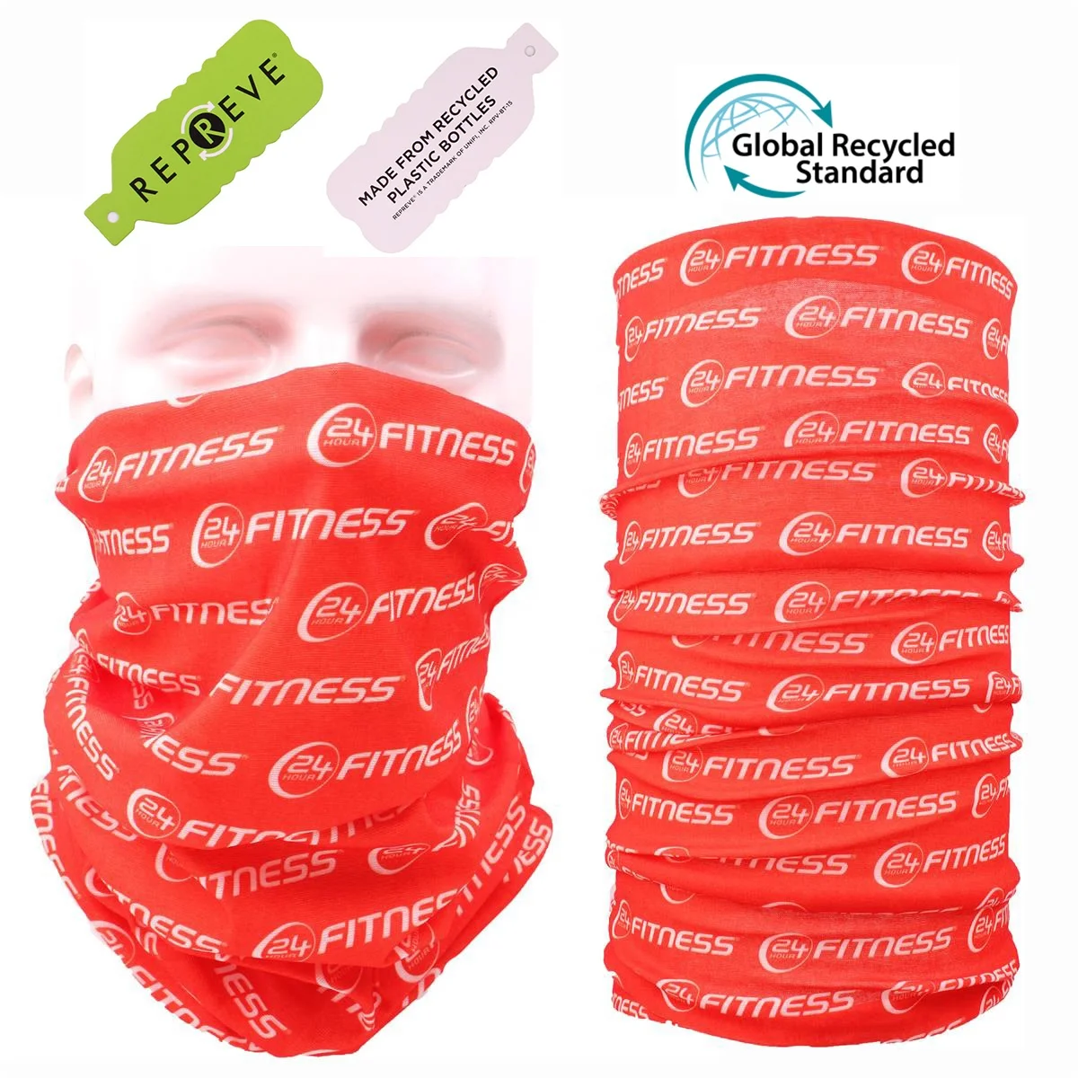 Multifunctional Headwear Buffss 100% RPET Recycled Tube Scarf for Promotional