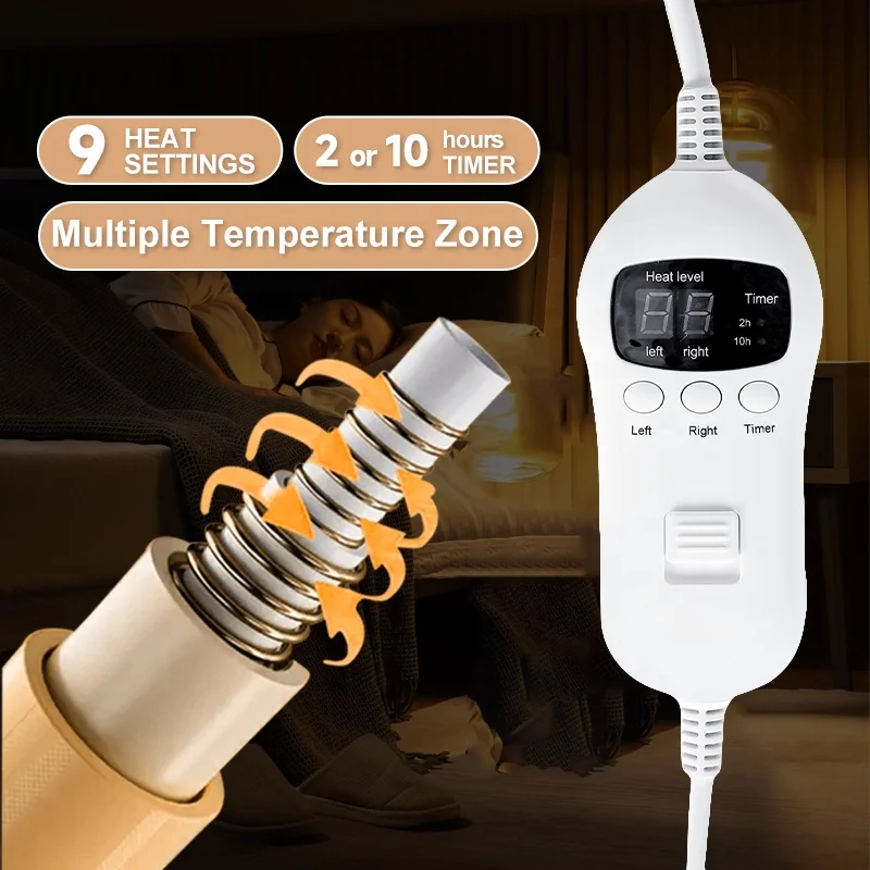 Winter Warming Wholesale Price Washable Machine Electric Blanket for Bedroom