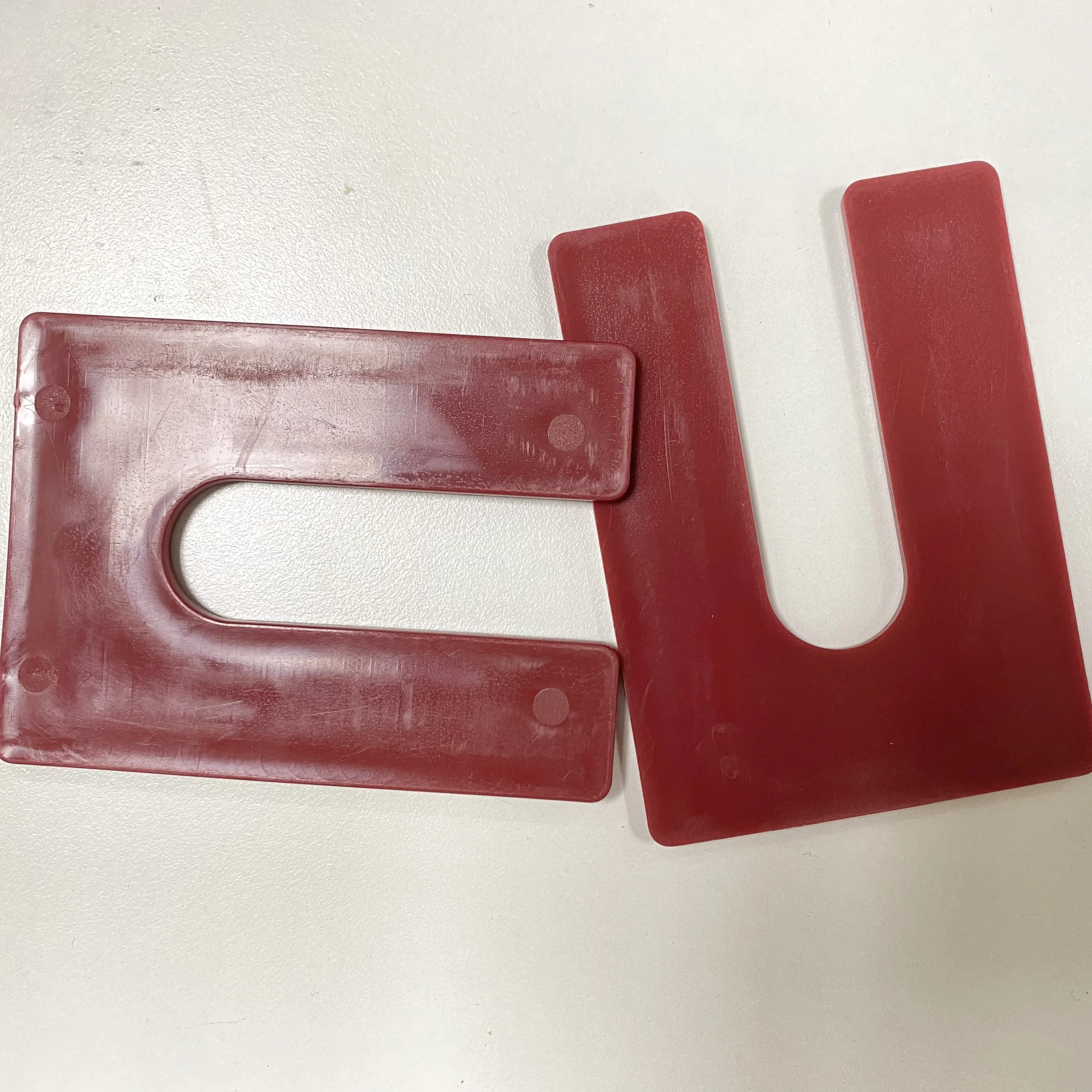 100 Pcs Horseshoe Shim  1/4 Inch U Shape Plastic Shims Structural Shims for Window