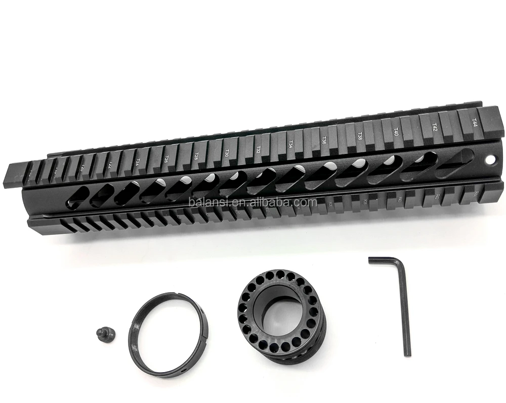 12 INCH M4 M16 Free Float Quad ar 15 Handguard Picatinny Quad  Mount 12 inch for ar15  m4 m16
