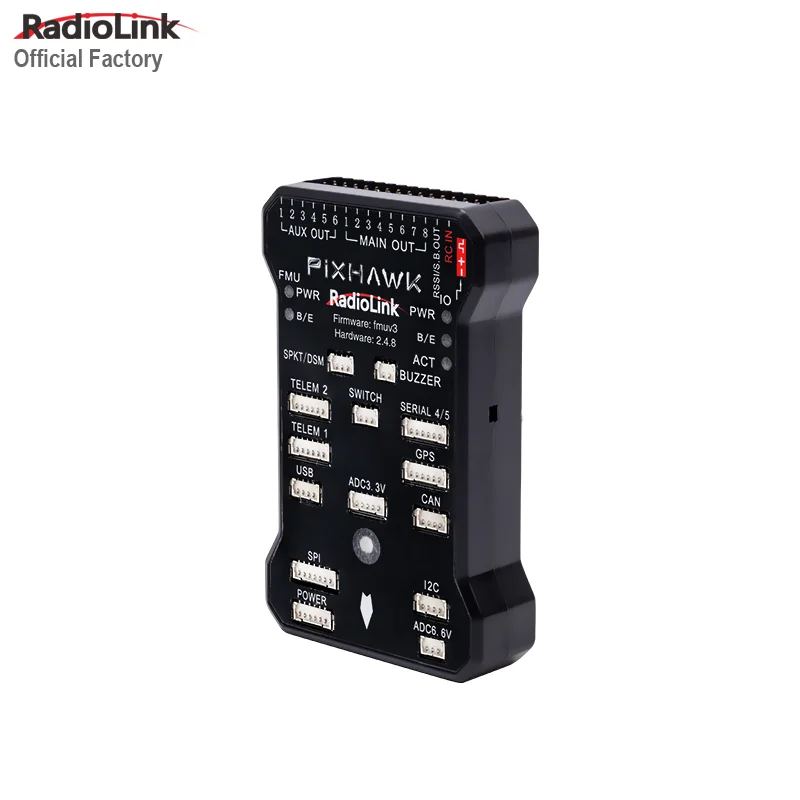 Radiolink RC Brand Manufacturer Pixhawk PX4 PIX  2.4.8 32 Bit Flight Control System FC with Power Module for Racing Drone