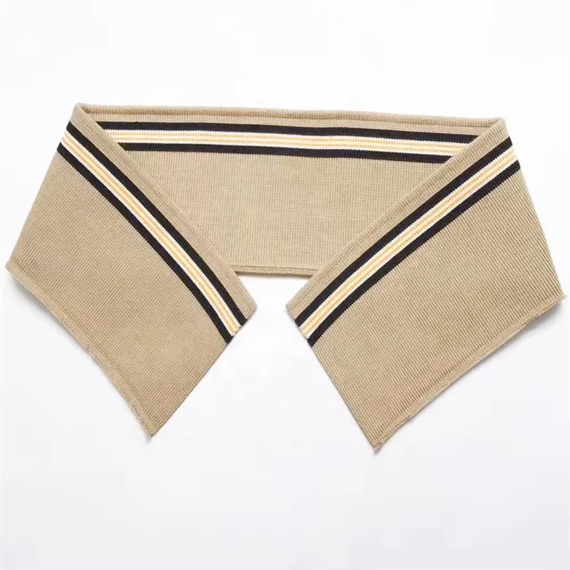 Manufacture 2021 customized Eco-friendly ribbed knit Modal cotton Collars