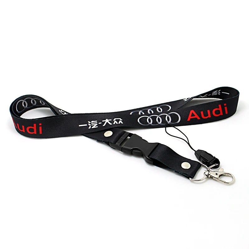 ID Card Holder Accessory Customized Printing Logo Keychain Long And Short Neck Lanyard