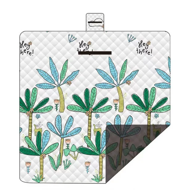 Polyester taffeta ultrasonic quilting fabric picnic mat crawling mat outdoor lawn waterproof mat fabric